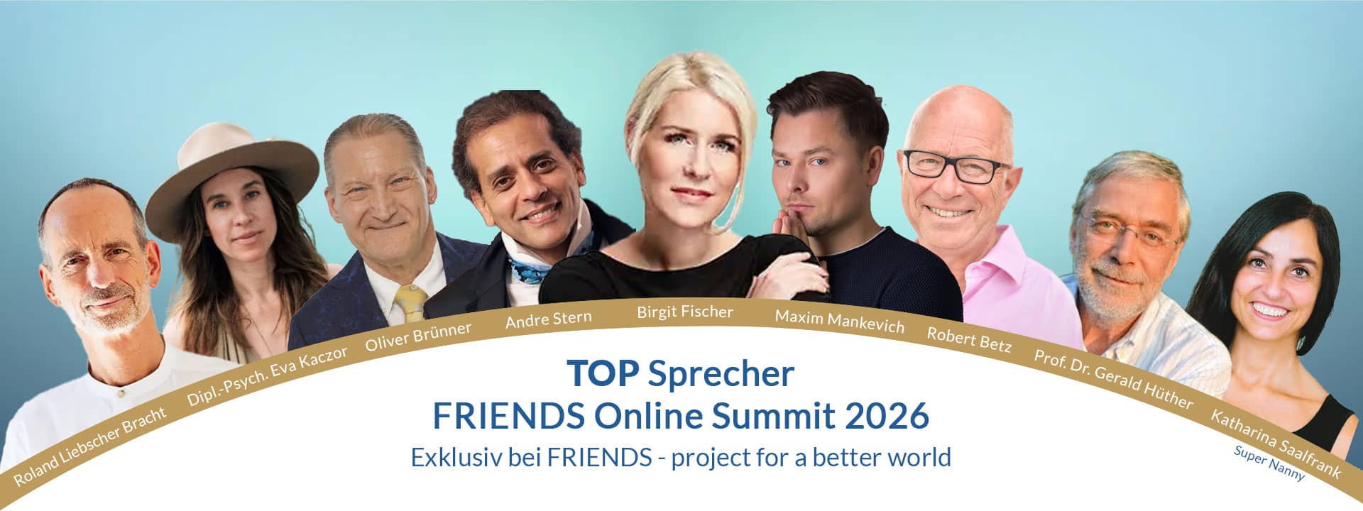 Friends 2026 Top-Sprecher